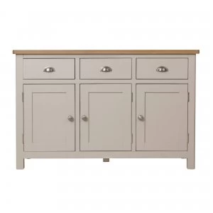 Reese 3 Door Sideboard Grey and Brown