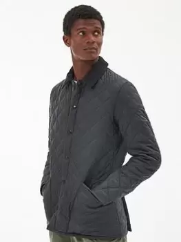 Barbour Heritage Liddesdale Quilt Jacket - Dark Grey, Size XL, Men