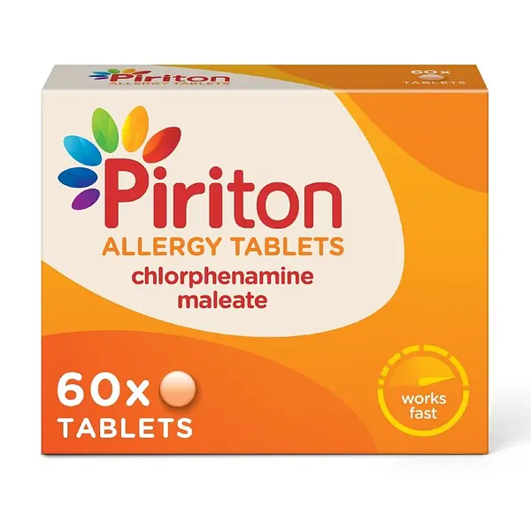 Piriton Allergy Tablets 60 Tablets 60 Tablets