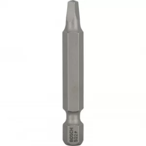 Bosch Square Extra Hard Screwdriver Bit R2 Square 50mm Pack of 3