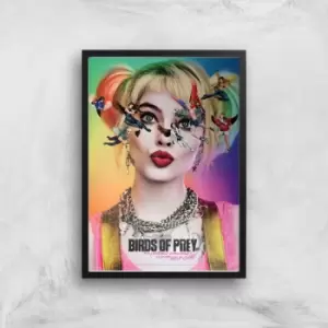 DC Birds Of Prey Giclee Art Print - A3 - Black Frame