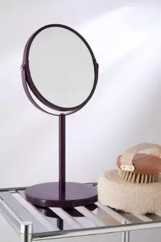 Purple Swivel Mirror - Metal