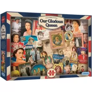 Gibsons - Our Glorious Queen 500 XL Piece Jigsaw Puzzle