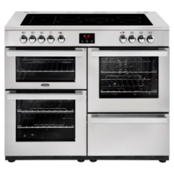 Belling 444444096 Cookcentre 110E Professional 110cm Electric Range Cooker - Stainless Steel 444444096 Stainless steel