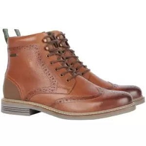 Barbour Mens Seaton Brogue Boots Almond UK 8