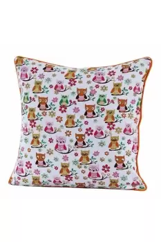 Cotton Owls Cushion Cover