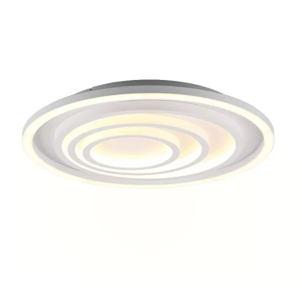 Kagawa Modern 40W LED Semi Flush Light White Matt 2700-6000K Remote control