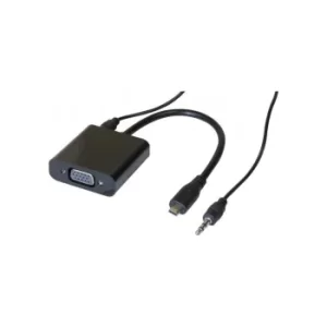 Micro HDMI to VGA Converter with Audio