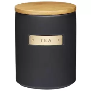 Masterclass Ceramic Black Tea Canister, Minimal - ["Black"]