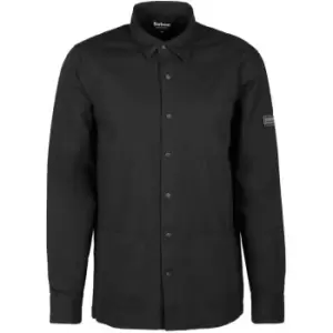 Barbour International Cotton Patch Overshirt - Black