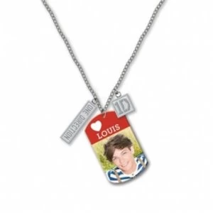 One Direction (1D) 16" Tag Necklace - Louis