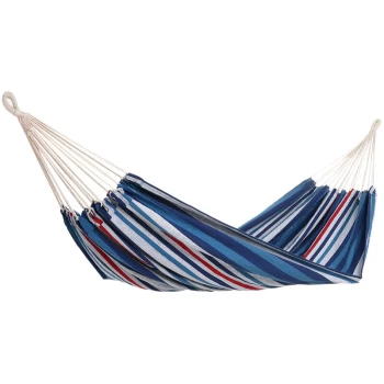 Detex - Hammock Outdoor Garden 300kg Hanging Camping Swinging Travel Bed Patio Furniture Blue