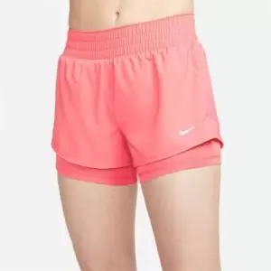 Nike Pro Flex Womens 2-in-1 Shorts - Pink