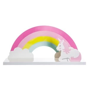 Sass & Belle Rainbow Unicorn Shelf