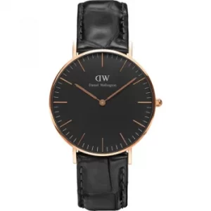 Unisex Daniel Wellington Classic Black Reading Watch 36mm Watch