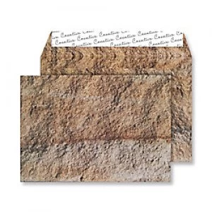 Creative Senses Natural Finish Coloured Envelopes C5 Peel & Seal 162 x 229mm Plain 135 gsm Jurassic Limestone Pack of 125