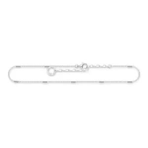 THOMAS SABO Silver Cylinder Bar Anklet