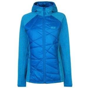 Jack Wolfskin Skyland Hybrid Jacket Ladies - Blue