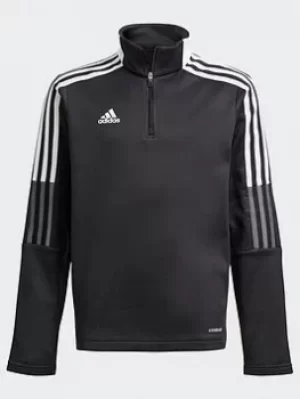 Boys, adidas Tiro 21 Warm Top, Black, Size 11-12 Years