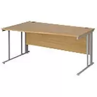 Dams International Wave Desk MCM16WLSO 1,600 x 725 x 800 - 990 mm