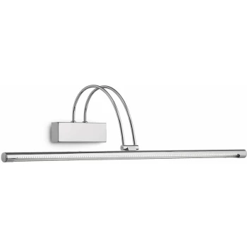 Ideal Lux Lighting - Ideal Lux Bow - LED Large Picture Wall Light Chrome