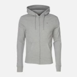 Tommy Hilfiger Mens Tape Detail Hoody - Light Grey Heather - M