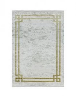 Asiatic Olympia Grey/Gold Rug 160X230Cm