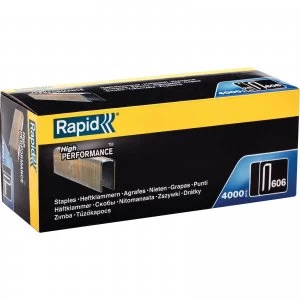 Rapid 606 Staples Narrow Crown 25mm Pack of 4000