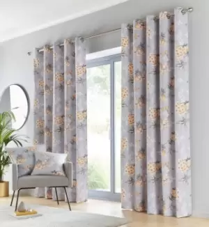 Aston Floral Eyelet Curtain