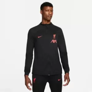 Nike Liverpool FC Dri Fit Tracksuit Top Mens - Black