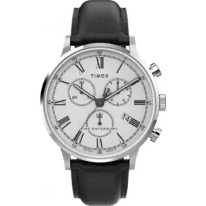 Gents Waterbury Classic Chronograph Silver Watch TW2U88100