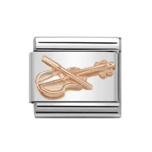 Nomination CLASSIC Rose Gold Violin Charm 430106/11