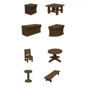 D&amp;D Icons of the Realms pre-painted Miniatures The Yawning Portal Inn - Bars & Tables