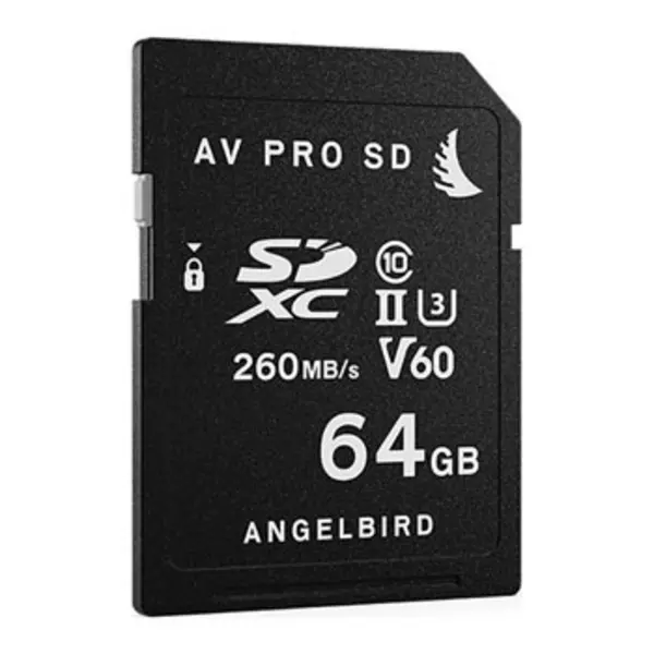 Angelbird Angelbird Technologies AV PRO SD V60 MK2 64GB SDXC UHS-II AVP064SDMK2V60