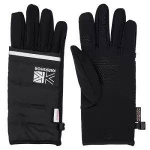 Karrimor Quilted Gloves Mens - Black