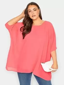 Yours Cape Top - Orange, Size 16, Women