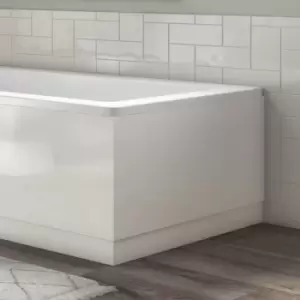 Ashford L Shape Bath End Panel - White Gloss