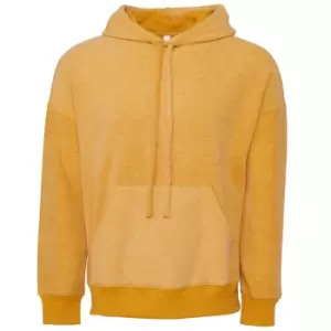 Bella + Canvas Unisex Adult Sueded Hoodie (M) (Mustard Yellow Heather)