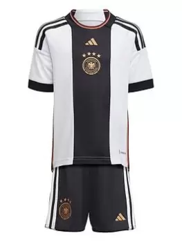 adidas Junior Germany Home 22/23 Infant Kit - White, Size 3-4 Years