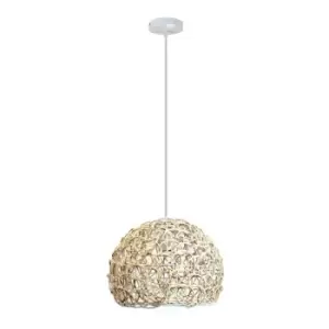 Cristal Record Lighting - Cristal Cebu Pendant Light 1xE27 Rattan 30cm