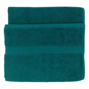 Loft Combed Cotton Bath Sheet Teal