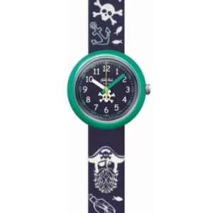 Childrens Flik Flak Fear Knot Watch