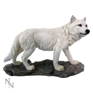 Mountain Watcher Wolf Figurine