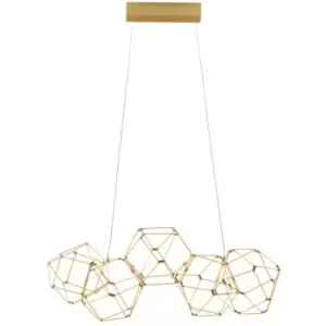 Merano - Glendale Integrated LED Pendant Ceiling Light Copper Metal LED 22W 1822Lm 3000K