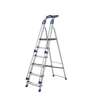 Slingsby Platform Stepladder, 6 Treads, EN-131 Professional