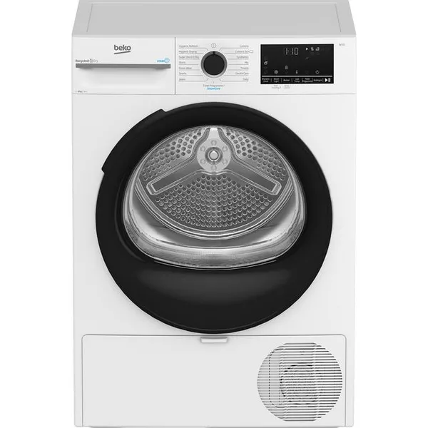 Beko SteamCure BM3T3833W 8KG Heat Pump Tumble Dryer - White - A++ Rated