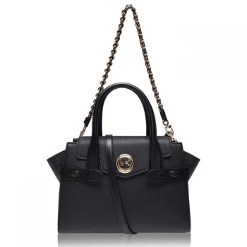 Michael Kors Carmen Belted Satchel Bag - Black 001