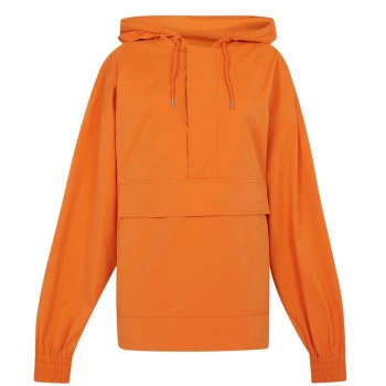 Calvin Klein Jeans Logo Anorak Jacket - Orange Tiger