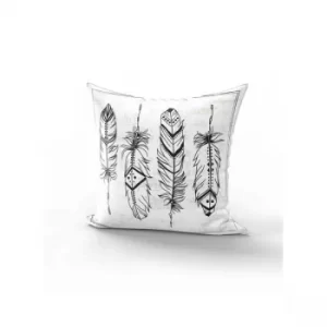 YST0246 Grey White Cushion Cover