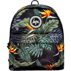 Tropical Backpack (One Size) (Black/Khaki/Yellow) - Hype